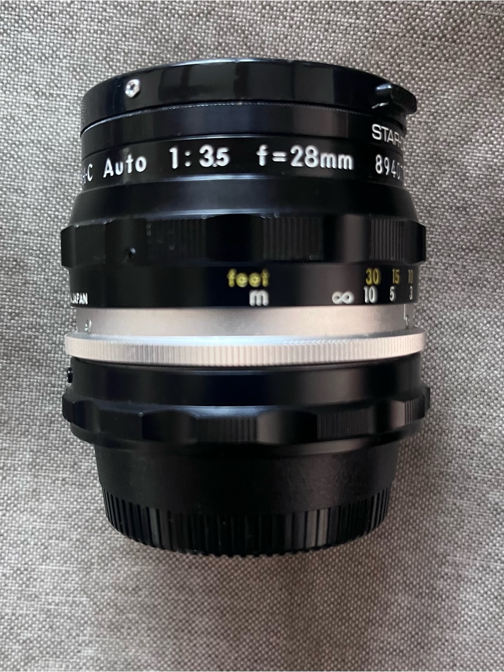 Nikon Nikkor-H.C Auto 28mm f/3.5 manual focus lens